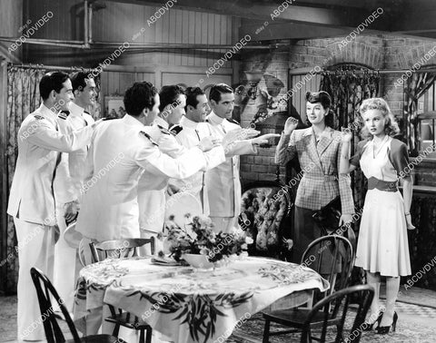 crp-07532 1942 Janet Blair, Rosalind Russell and all the sailors film My Sister Eileen crp-07532