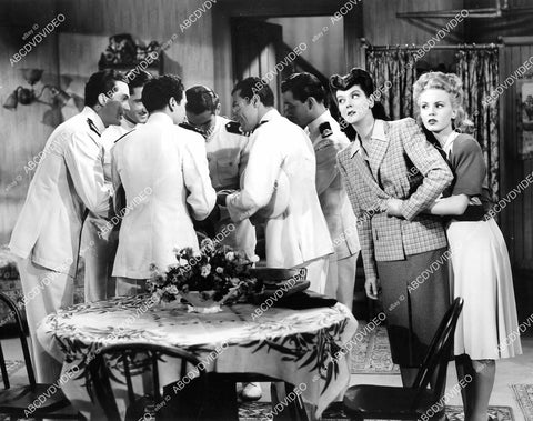 crp-07535 1942 Janet Blair, Rosalind Russell and all the sailors film My Sister Eileen crp-07535