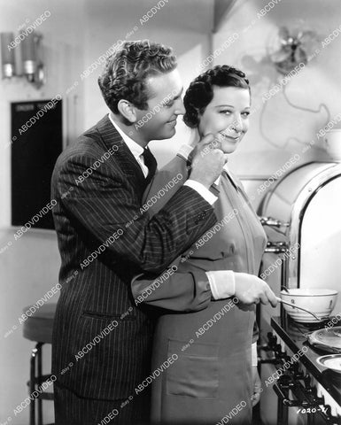 crp-07714 1938 Allan Jones pinches the cheek of Fanny Brice film Everybody Sing crp-07714