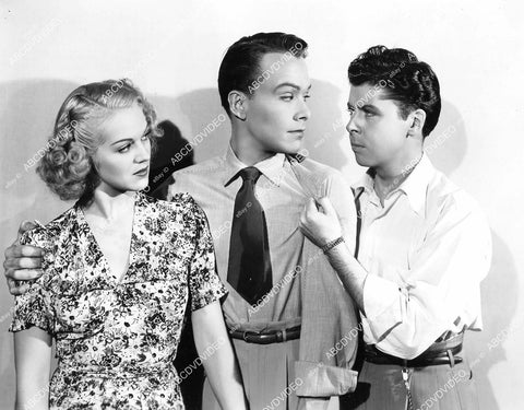 crp-07850 1941 Martha O'Driscoll, Kenneth Howell, William Tracy film Her First Beau crp-07850