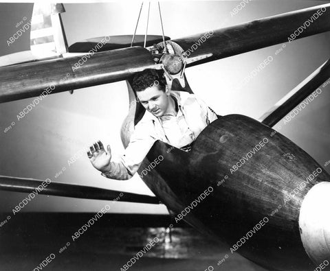 crp-07872 1941 Jackie Cooper rear screen projection airplane sequence film Her First Beau crp-07872
