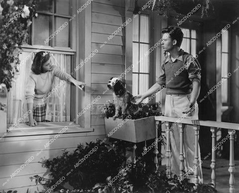crp-00792 1944 Robert White Louise Erickson and the dog film Meet Miss Bobby Socks crp-00792
