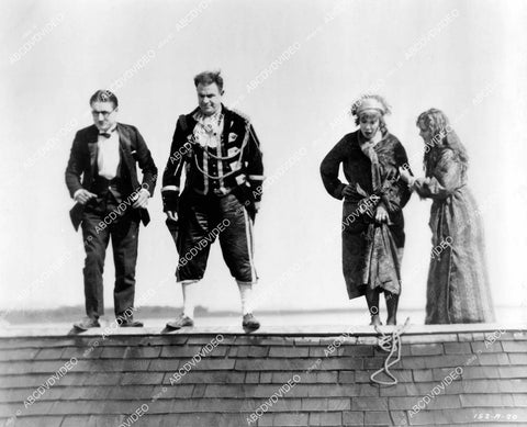 crp-08082 1924 Syd Chaplin, Lucille Ricksen, Louise Fazenda silent film The Galloping Fish crp-08082