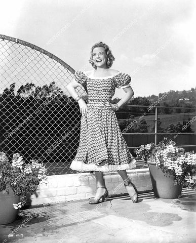 crp-08217 1948 Sonja Henie in outdoor fashion film The Countess of Monte Cristo crp-08217
