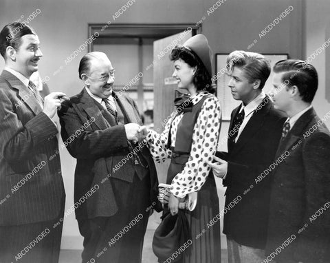 crp-08606 1941 William Tracy, George Watts, Benny Bartlett, Vinton Hayworth, Kay Harris film Tillie the Toiler crp-08606