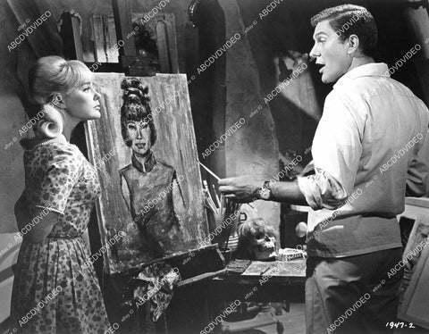 crp-08625 1965 Elke Sommer, Dick Van Dyke film The Art of Love crp-08625