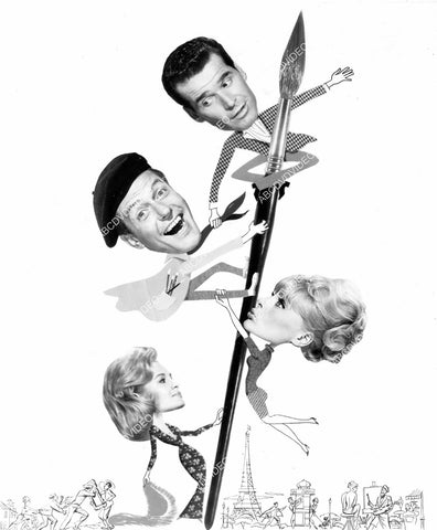 crp-08696 1965 James Garner, Dick Van Dyke, Elke Sommer, Angie Dickinson film The Art of Love crp-08696