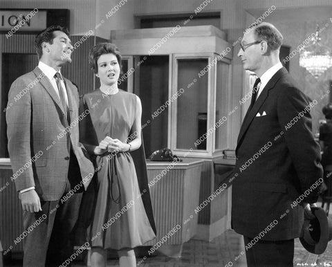 crp-08889 1963 Hugh O'Brian, Pamela Tiffin, Richard Wattis film Come Fly with Me crp-08889