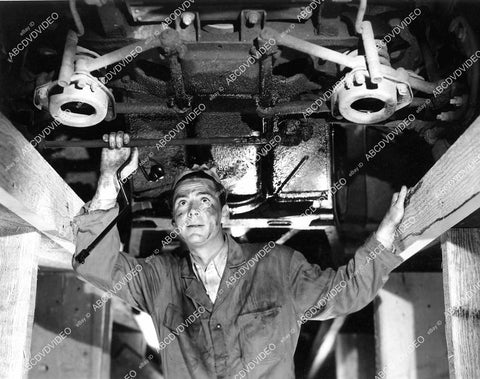 crp-08925 1941 Russell Hayden in the grease pit film Two in a Taxi crp-08925