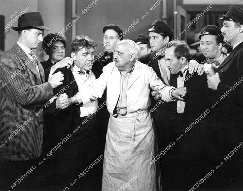 crp-08927 1941 James Seay, Dutch Hendrian, Paul Porcasi, Russell Hayden, John Harmon, Ralph Peters, Henry Brandon film Two in a Taxi crp-08927
