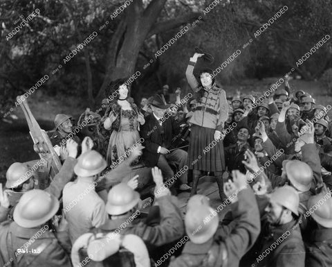 crp-09037 1927 Renee Adoree and the soldiers silent film Heaven on Earth crp-09037
