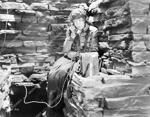 crp-09055 1927 Renee Adoree on the military radio silent film Heaven on Earth crp-09055