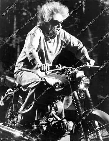 crp-09086 1966 Phyllis Diller on motorcycle film Boy, Did I Get a Wrong Number crp-09086