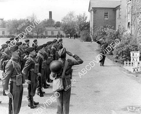 crp-09109 1952 Michael Dennison and cadets film Angels One Five crp-09109