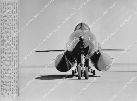 crp-00917 1965 aviation X-15 w new external fuel tanks at Edwards Air Force Base crp-00917