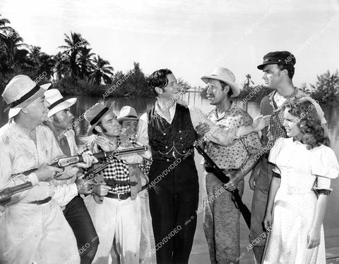 crp-09205 1951 Jerome Courtland, Terry Moore, Robert Cummings film The Barefoot Mailman crp-09205