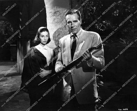 crp-09351 1956 Pier Angeli, Philip Carey film Port Afrique crp-09351