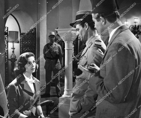 crp-09368 1956 Pier Angeli, Eugene Deckers, Guido Lorraine film Port Afrique crp-09368
