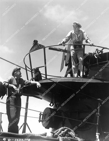 crp-09382 1950 Joe Sawyer, Glenn Ford film The Flying Missile crp-09382