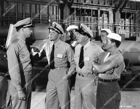 crp-09408 1950 Glenn Ford, Ross Ford, Joe Sawyer film The Flying Missile crp-09408