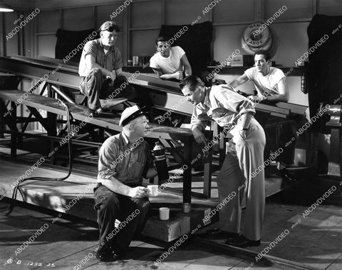 crp-09419 1950 Zachary Charles, Jerry Paris, Kenneth Tobey, Glenn Ford, Joe Sawyer film The Flying Missile crp-09419