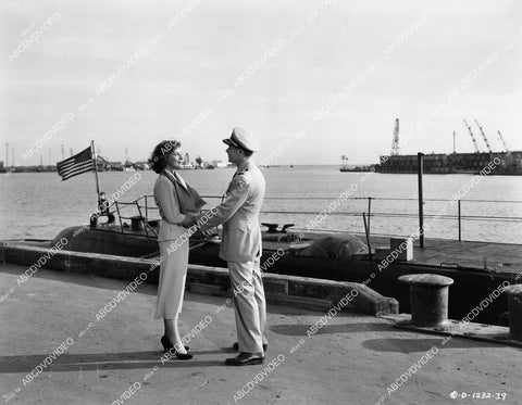 crp-09422 1950 Viveca Lindfors, Glenn Ford film The Flying Missile crp-09422