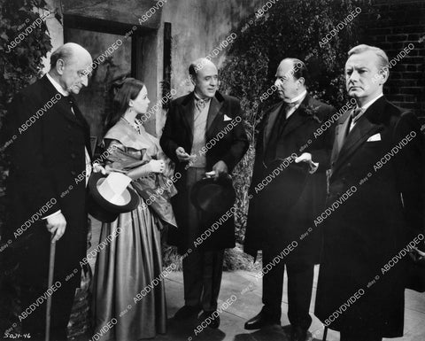 crp-09437 1958 Leslie Caron, Alastair Sim, John Robinson, Robert Morley film The Doctor's Dilemma crp-09437