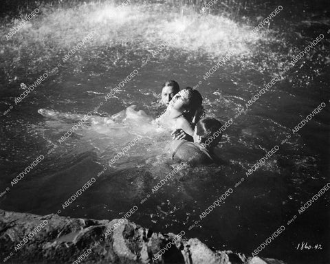 crp-09464 1958 Hedy Lamarr saved from drowning film The Female Animal crp-09464