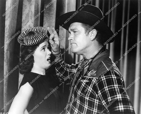 crp-09647 1945 Jeff Donnell, Guinn Big Boy Williams film Song of the Prairie crp-09647