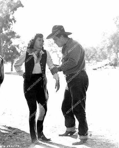 crp-09648 1945 Jeff Donnell, Guinn Big Boy Williams film Song of the Prairie crp-09648