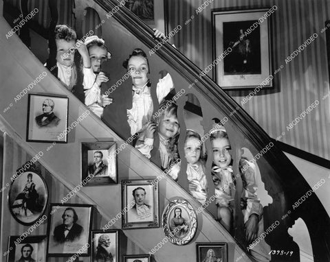 crp-09655 1947 Jimmy Hunt, Gigi Perreau, Eilene Janssen, Anthony sydes, Janine Perreau, Ann Carter film Song of Love crp-09655