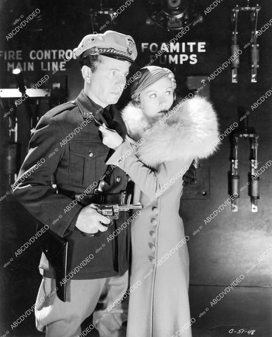 crp-09679 1933 photo Regis Toomey, Evalyn Knapp film State Trooper crp-09679