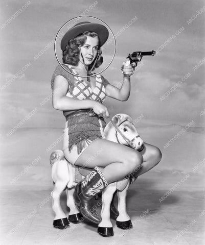 Helen Grayco sexy cowgirl in shorts Spike Jones band member spijon-01