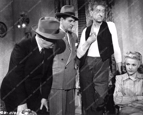 Warner Baxter Claire Carlton film The Crime Doctor's Man Hunt wbax-57